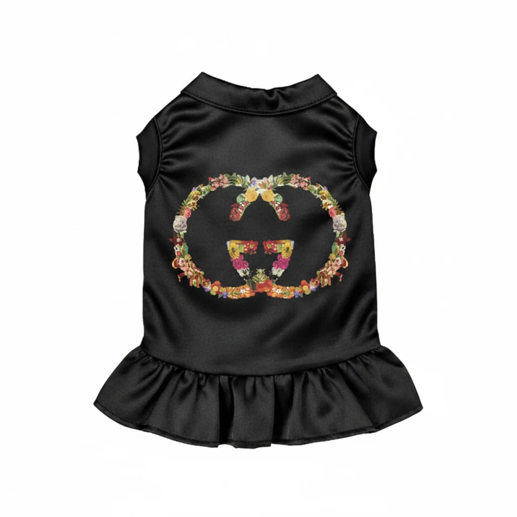 The Floral Pucci Ruffle Dress