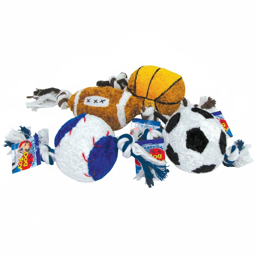 The Sports Ball Plush Squeaky Dog Toys