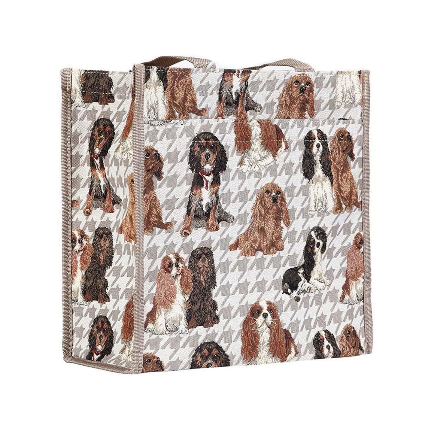 The King Charles Cavalier Shopper Tote Bag