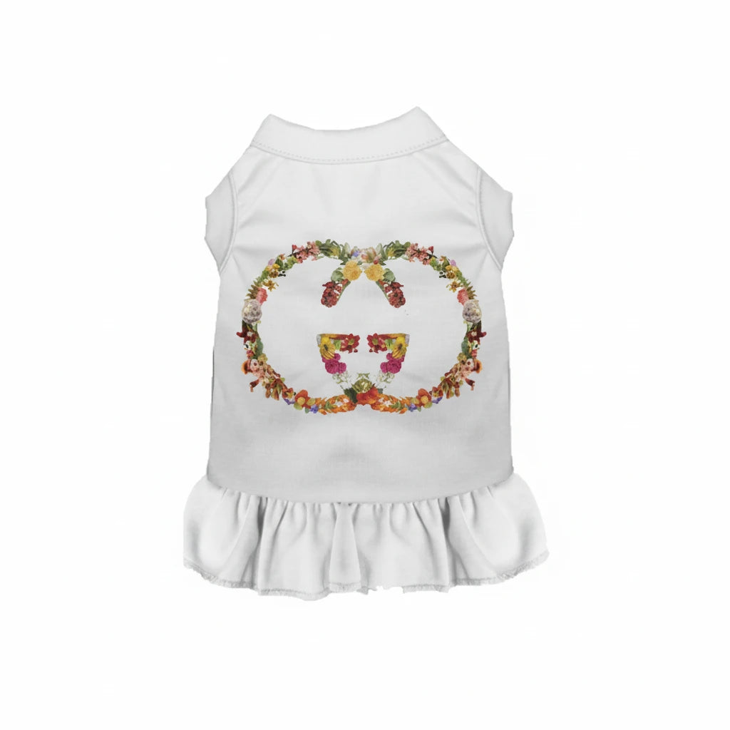 The Floral Pucci Ruffle Dress