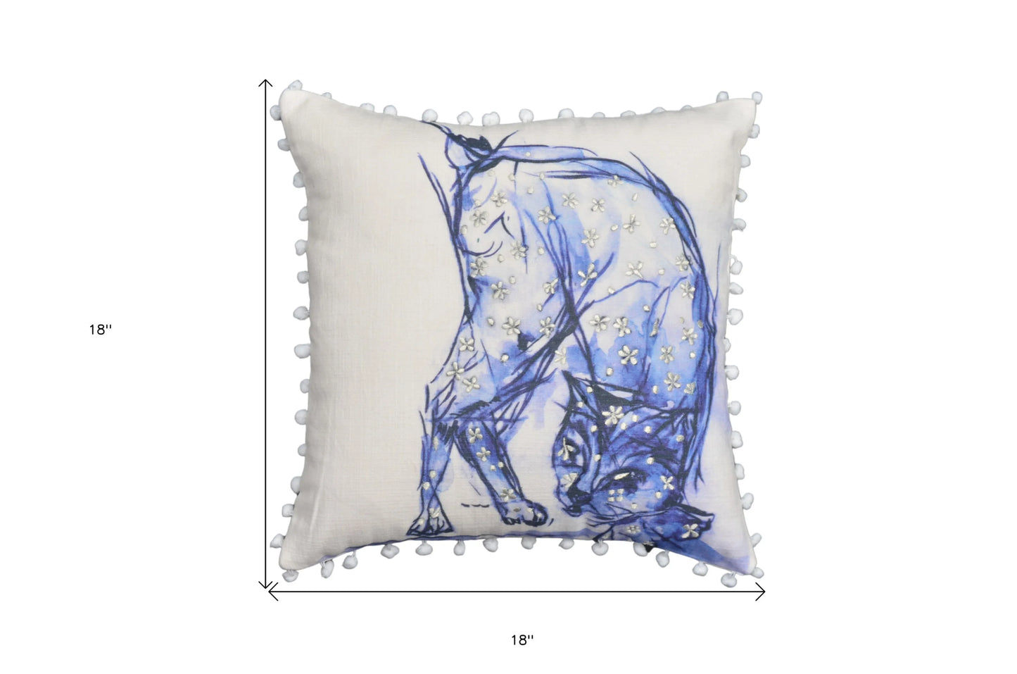 The Artisan Cat Throw Pillow
