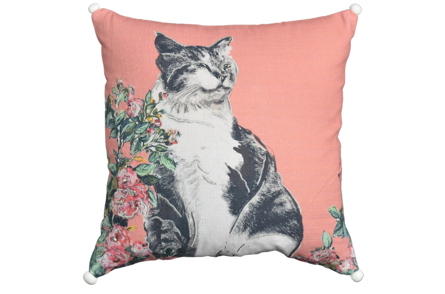 The Kitty Chic Throw Pillow