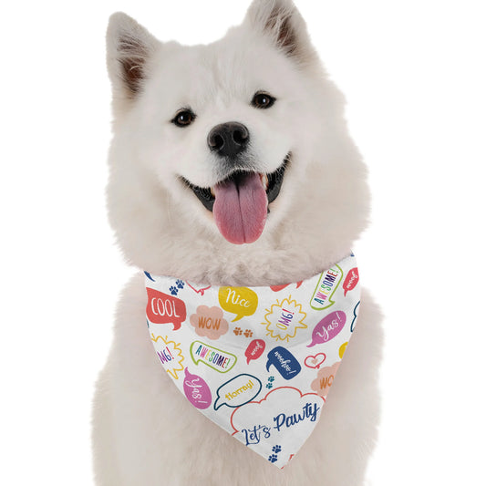 The Let's Pawty Bandana