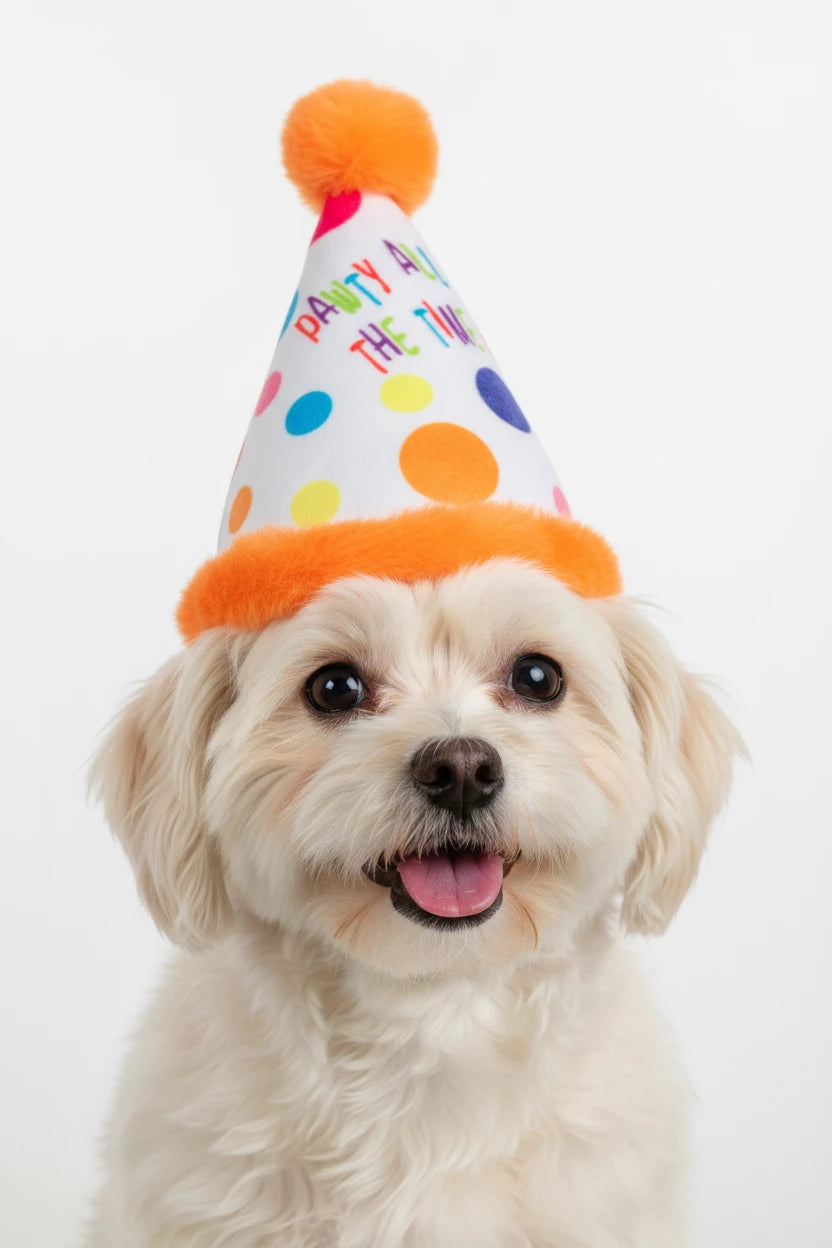The Happy Birthday Pawty Hat Toy