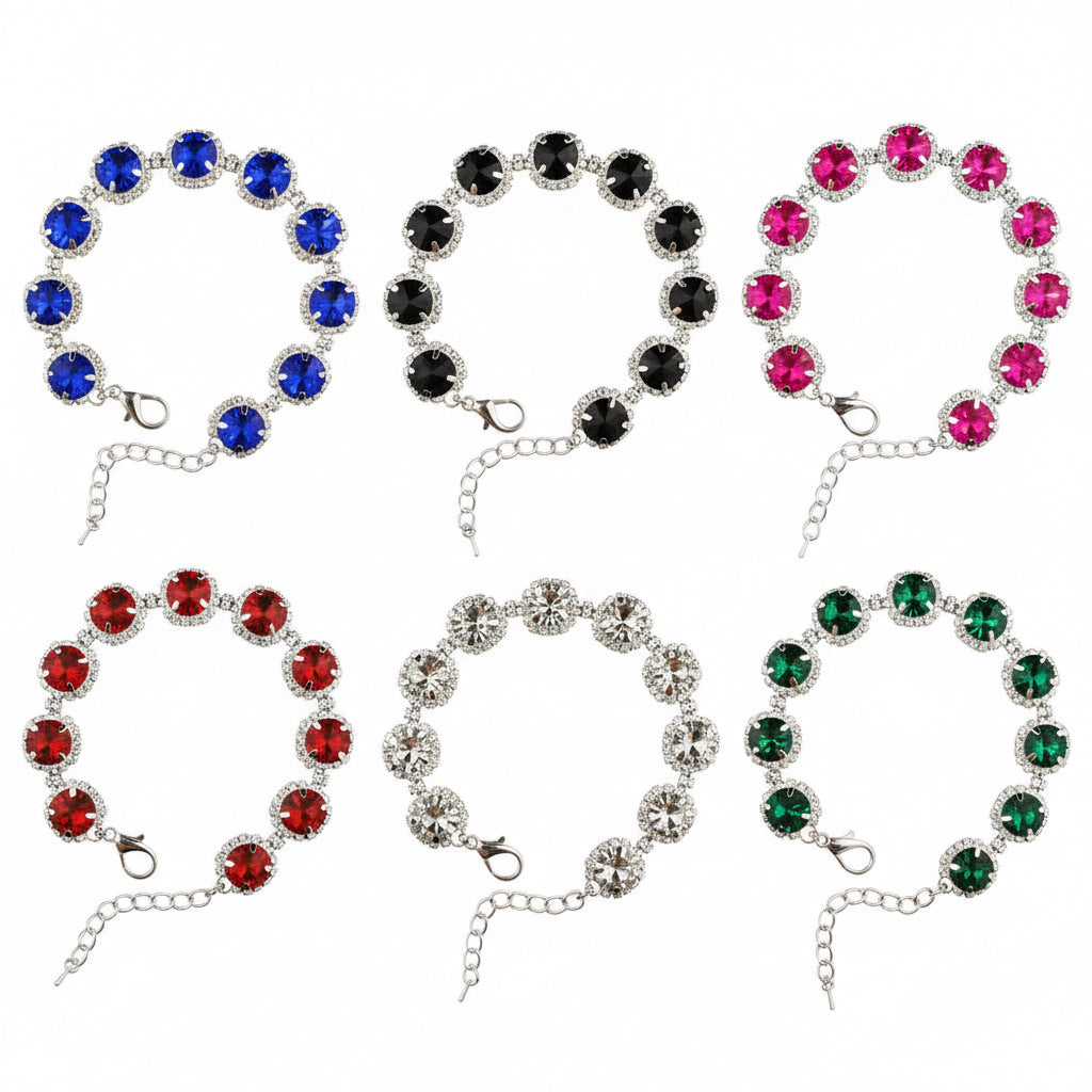 Luxury Bling Crystal Rhinestone Dog Cat Necklace Collar Adjustable Cat Shiny Necklace Jewelry for Pet Wedding Clothes Accessorie