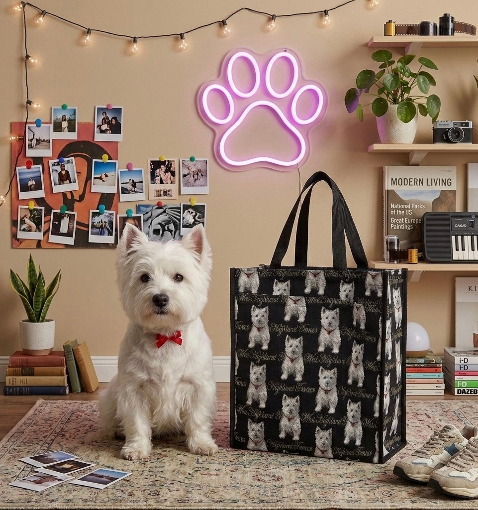 The Westie Dog Shopper Tote Bag