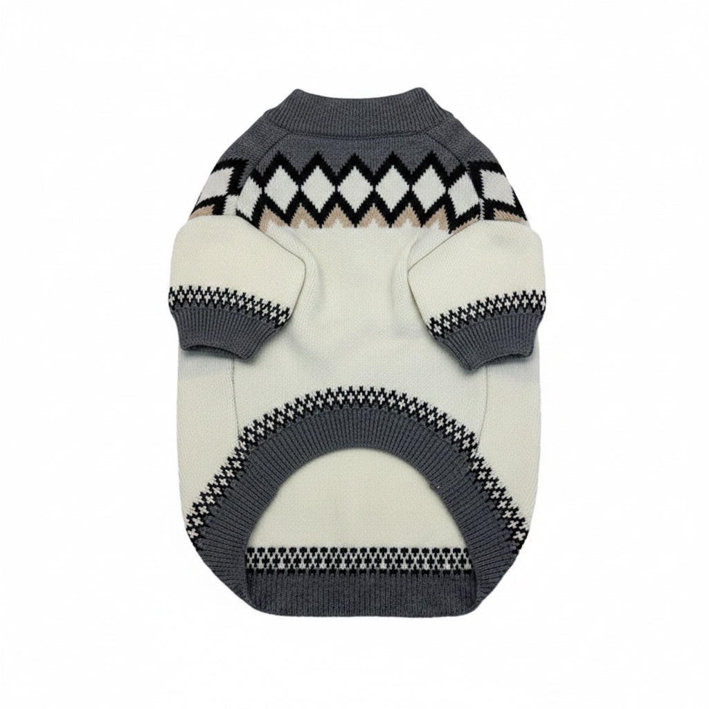 Custom Label Dog Luxury Designer Clothes Winter Autumn Warm Fleece Knitted Pet Sweaters Chihuahua Yorkshire Clothing